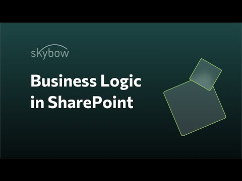 How to build business apps and create business logic on SharePoint