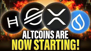 You Were Warned! Altcoins Starting To Rally | XRP HBAR SUI XLM & MORE!