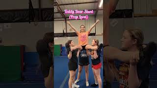 Stunt Tutorial: Teddy Bear (Prep) #superbasicstunts #easystunts #learntostunt #cheerstunts #novice
