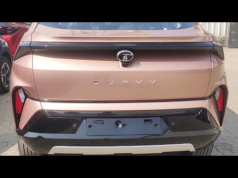 Tata Curvv top model exterior and interior view 2024 | Curvv Accomplished plus A GOLD ESSENCE