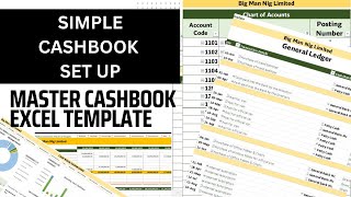 Master Cashbook | Excel Template: System Set Up