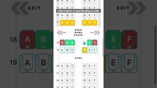 travel hack for airplane seats #shorts | seatguru