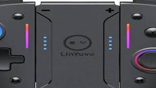 LinYuvo KS42 Meteor Light Wireless Joy-pad with 8 Color RGB Lights for Switch/Lite/OL