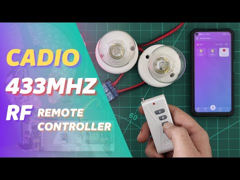 Using 433MHZ RF remote controller with CADIO devices (ESP8266 - ESP32) | CADIO Home Automation