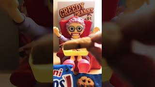 🌈Greedy Granny likes Chips Ahoy! More Cookie Treats ! #shortvideo #asmr #scarygranny #granny
