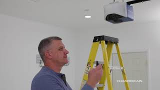 My Garage Door Won't Close and the Lights on the Chamberlain Garage Door Opener are Flashing