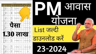 Pradhan Mantri Awas Yojna Gramin| List Download Karen|pdf download |Payment @kingstechnology9236