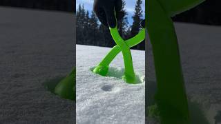 Did THIS snowball turn out to be the PERFECT snowball?!? #shorts