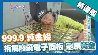 台灣第一等【9999純金城市礦山 廢棄面板再生變黃金】桃園_精選版