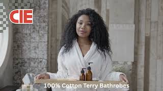 Luxury 100% Cotton Terry Bathrobes | Soft, Absorbent & Perfect for Hotels & Spas