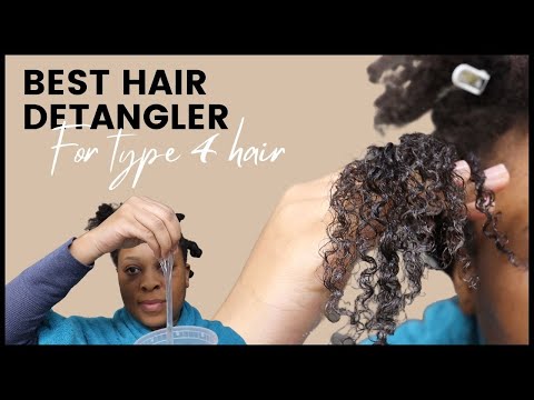 How to make and use aloe vera juice for detangling natural hair | BEST detangler for natural hair