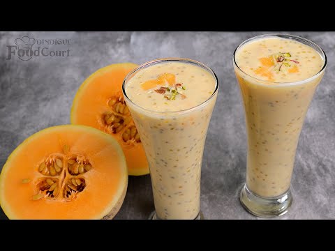 Muskmelon Sharbat/ Refreshing Summer Drinks/Muskmelon Juice