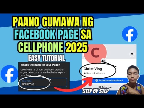 PAANO GUMAWA NG FACEBOOK PAGE| HOW TO CREATE FACEBOOK PAGE