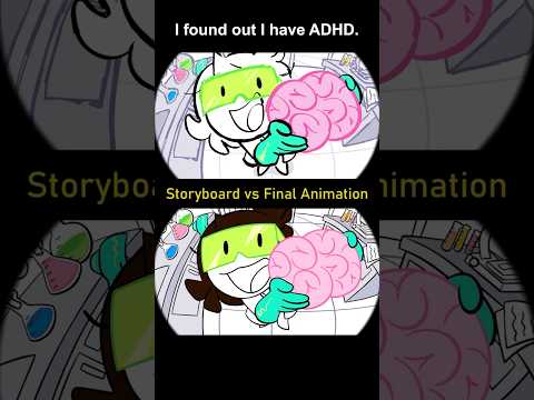 Storyboard vs Animation: I have ADHD (shot 9)