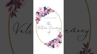 Reception Invitation Reel Design #reels #invitationvideo #digitalart