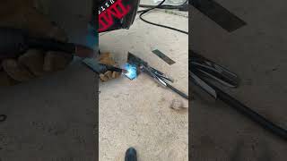 Welding Metal Smoothly with MIG-250PRO! 🔥⚡ #yeswelder