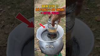 Memotong BOTOL kaca hanya dengan air #fakta #unik #informasi