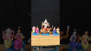 Maa durga murti making with clay