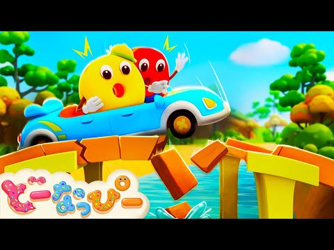 【うた】ロンドンばし｜ London Bridge is falling down 日本語バージョン｜人気童謡｜赤ちゃんが喜ぶ｜ドーナツと童謡を歌おう！｜どーなっぴー
