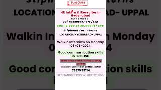 jobs in Hyderabad 2024 | part time jobs | work from home jobs | online jobs at home | call center