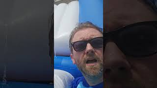 BEST POOL SLIDE EVER - Intex Kool Splash Inflatable Slide Review - #shorts