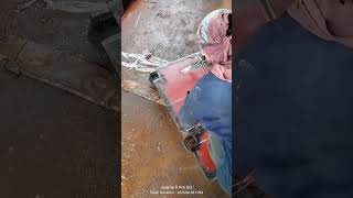 Gas cutting job. 8 mm plate #gascutting  #platecutting  #shorts  #viralvideo