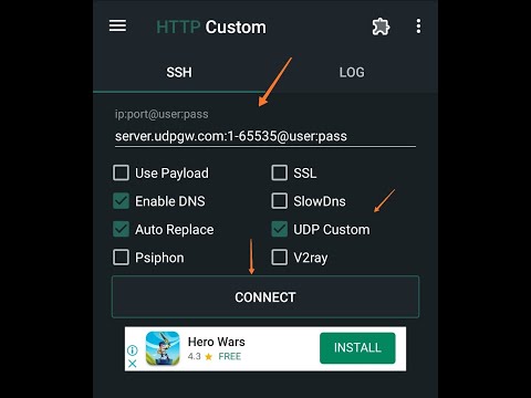 How to Create fast UDP configuration for use in http custom