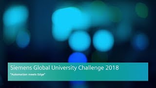 Automation meets Edge - Siemens Global University Challenge