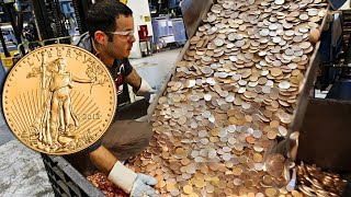 How Coins are Made | Minting coins by US Mint | So what happens to America's 114 billion pennies