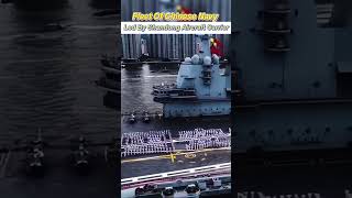 Fleet of Chinese #Navy led by #Shandong aircraft carrier #ShandongCarrier #PLANavy #ChinaMilitary