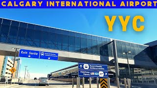 Driving Thru Calgary International Airport (YYC) | Departures + Arrivals [4K]