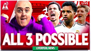 EKITIKE TO LIVERPOOL SOON? ANTHONY GORDON POSSIBLE + RODRYGO UPDATE! Liverpool Latest Transfer News