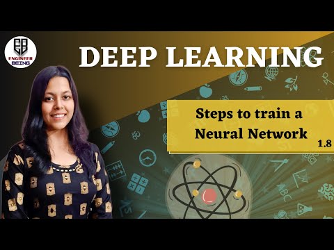 1.8 | Deep Learning | Steps to Train a Neural Network | KCS-078 | AKTU & Other Universities
