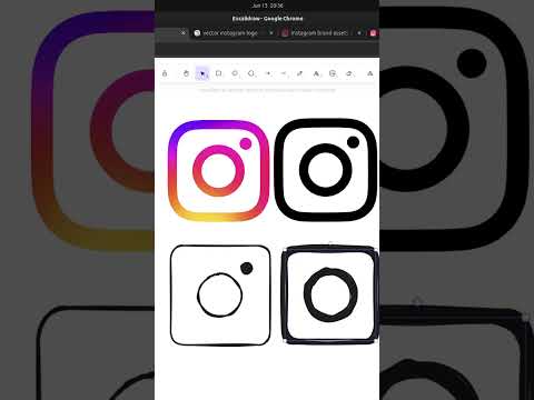 Redesign of Instagram Logo  #excalidraw #logo