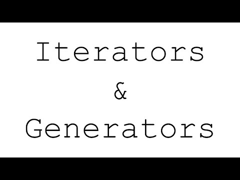 Iterators and Generators in Python