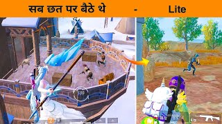 😤Everybody Was Sitting On The Roof | Bgmi Rush Gameplay | Pubg Mobile Lite - @insanelion6101