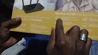 D-Link wireless ac750 Dual band router unboxing#dlink #unboxing