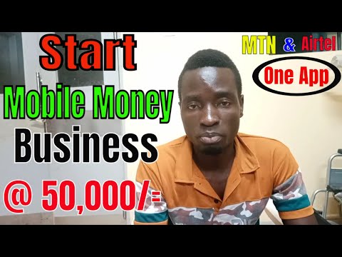 how to start mobile money business in uganda with low capital | how to become MTN mobile money agent