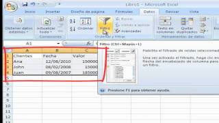 Manejo de la Información en Excel