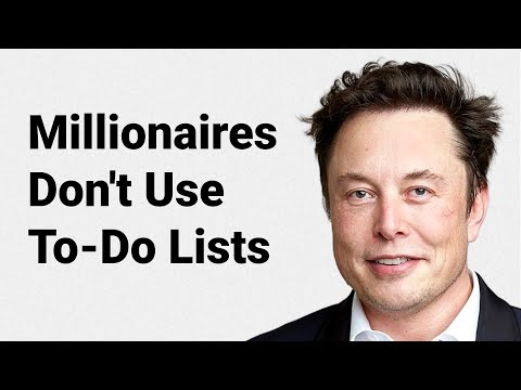 To-Do Lists don't work! Musk, Bezos & Gates use Timeboxing.
