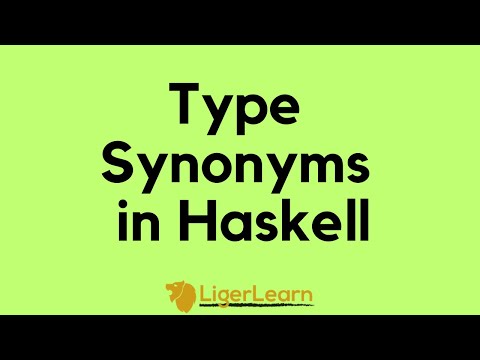 Type Synonyms in Haskell