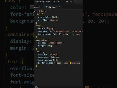 Create Typing Animation with HTML & CSS in 60 Seconds!