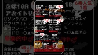 🎊今週の的中情報🎊府中牝馬ステークス 秋華賞