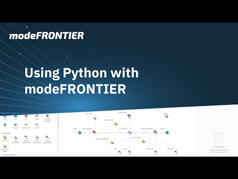 Using Python with modeFRONTIER