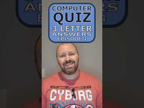 Computer Terms Quiz 3 Letter Edition E04 #mrlongquiz