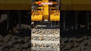 Amazing Machine! Ballast Tamper in Full Action on Railway Tracks 🚧⚙️
