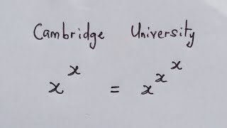 Cambridge University 🎓 Entrance Exam | Can you solve ?