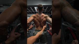 4 key back exercises to improve your 'Lower Lat Gains'💪#gym #workout