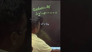 Examples of Quadratic Equation (2024)  #malegaon #basicalgebra #shortvideo #subscribers