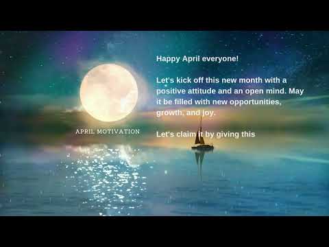Claiming April with Positivity: Let's Start the Month Right!